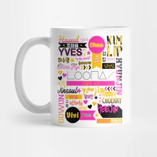 LOONA Collage Mug